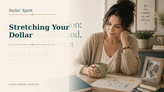 Reader-centered hero image for Stretching Your Dollar: Creative Ways to Save on a Tight Budget, showing a survivor-safe home-life moment that feels relatable and emotionally grounded.