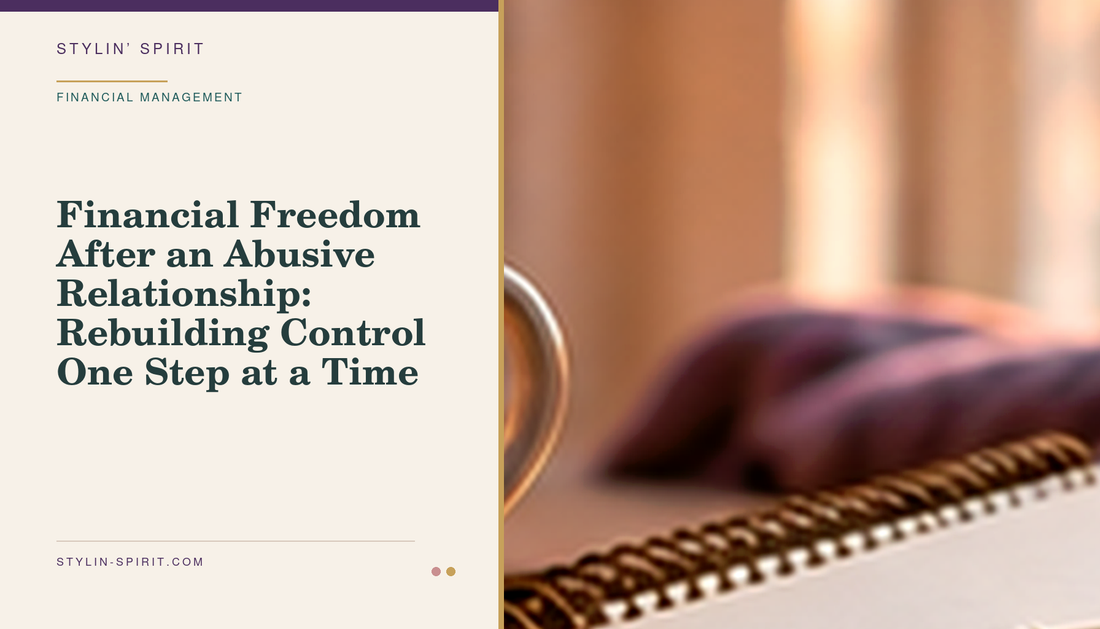 Stylin’ Spirit hero image for Financial Freedom After an Abusive Relationship: Rebuilding Control One Step at a Time.