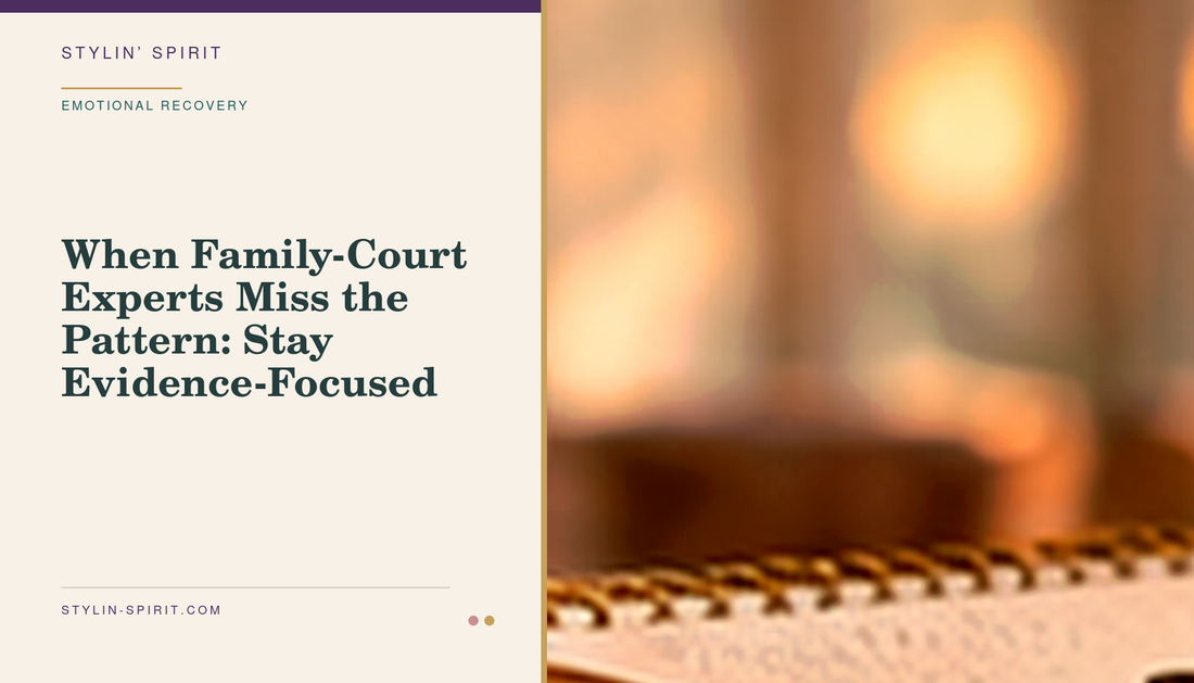Stylin’ Spirit hero image for When Family-Court Experts Miss the Pattern: Stay Evidence-Focused.