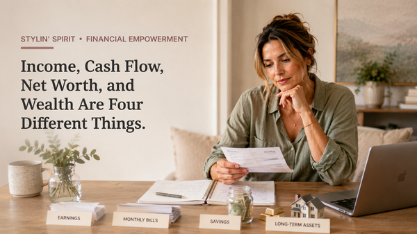 Income, Cash Flow, Net Worth, and Wealth Are Four Different Things