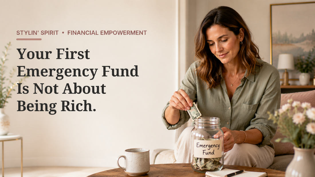 Stylin' Spirit Financial Literacy Saturdays hero for Your First Emergency Fund Is Not About Being Rich