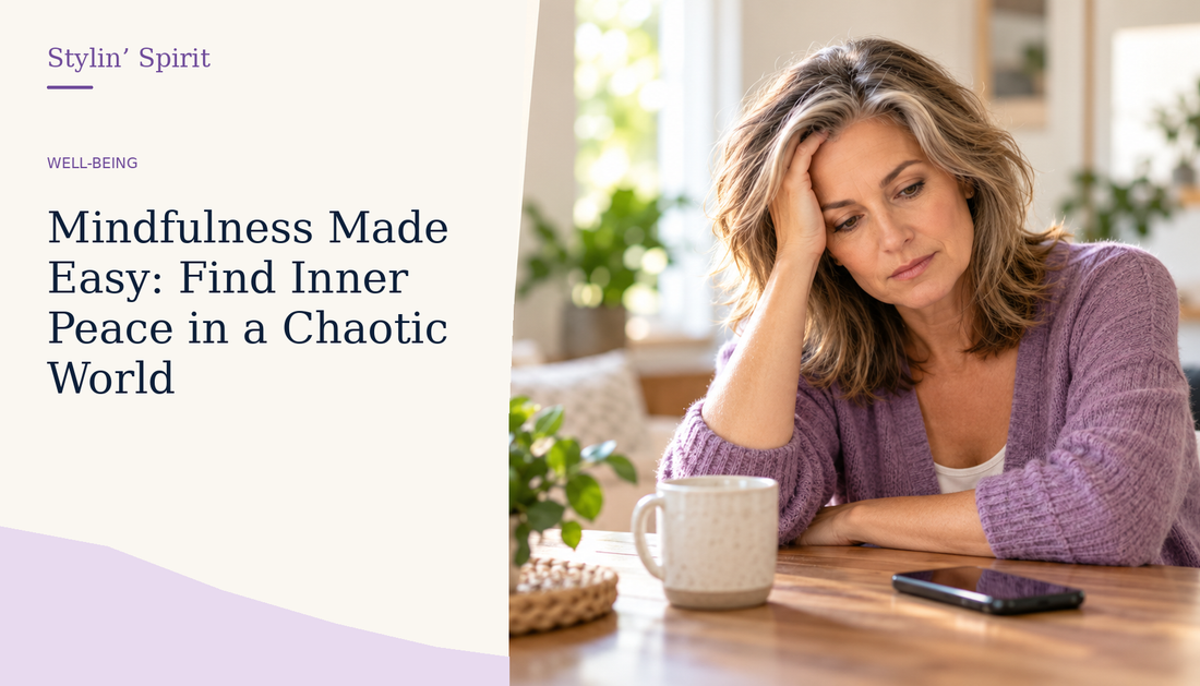 Stylin’ Spirit hero image for Mindfulness Made Easy: Find Inner Peace in a Chaotic World