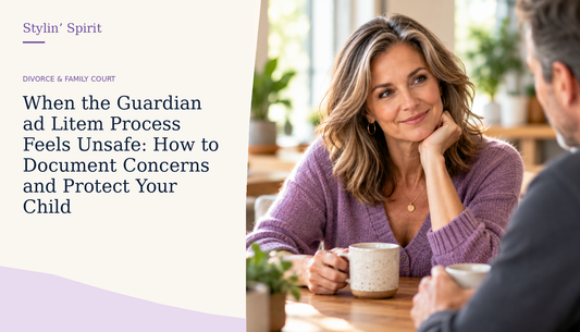 Stylin’ Spirit hero image for When the Guardian ad Litem Process Feels Unsafe: How to Document Concerns and Protect Your Child