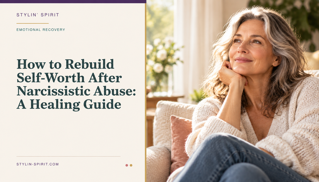 Stylin’ Spirit hero image for How to Rebuild Self-Worth After Narcissistic Abuse: A Healing Guide.
