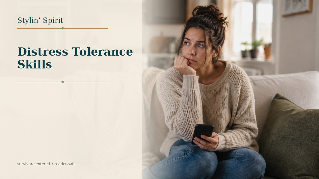Stylin’ Spirit hero image: Distress Tolerance Skills: Mindfulness Tools for Emotional Stability