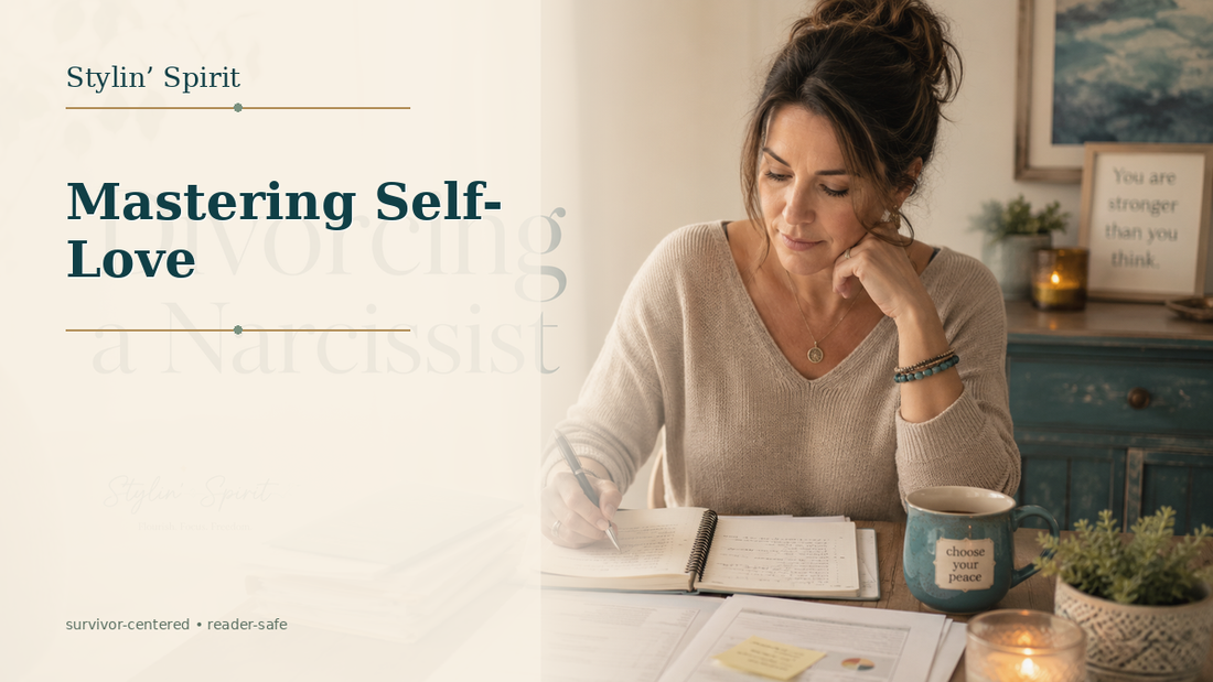 Reader-centered hero image for Mastering Self-Love: Overcoming the Difficulties and Embracing the Importance, showing a real woman privately processing her experience in a safe home environment.