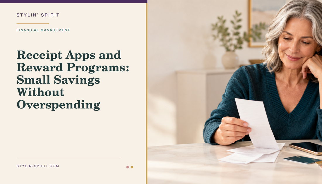 Stylin’ Spirit hero image for Receipt Apps and Reward Programs: Small Savings Without Overspending.