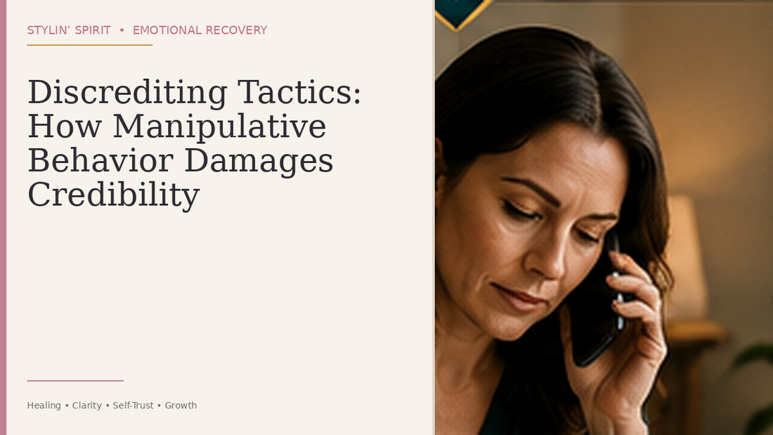 Stylin' Spirit hero image: Discrediting Tactics: How Manipulative Behavior Damages Credibility