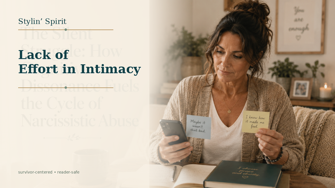 Reader-centered hero image for Lack of Effort in Intimacy: How It Affects a Relationship, showing a relatable woman in a calm, lived-in setting.