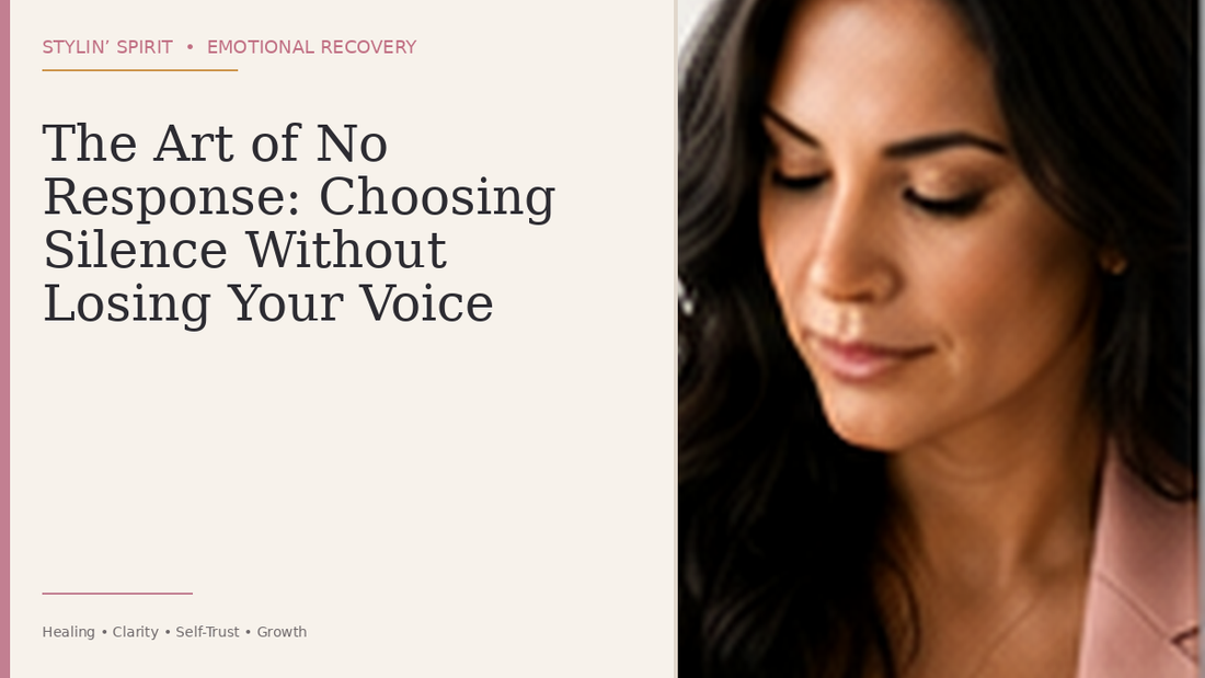 Stylin' Spirit hero image: The Art of No Response: Choosing Silence Without Losing Your Voice