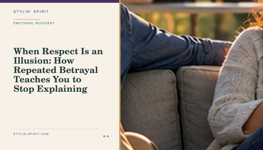 Stylin’ Spirit hero image for When Respect Is an Illusion: How Repeated Betrayal Teaches You to Stop Explaining.