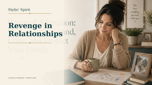 Reader-centered hero image for Revenge in Relationships: The Psychology Behind Retaliation, showing a parent with paperwork in a private, grounded home setting.