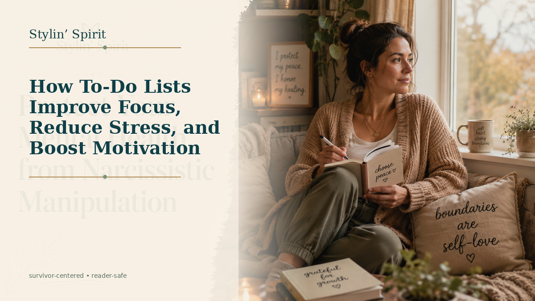 Stylin’ Spirit hero image: To-Do Lists, Focus, and Stress: Why Simple Structure Helps