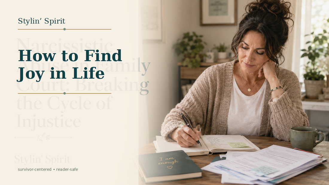 Reader-centered hero image for How to Find Joy in Life: Simple Steps Toward Happiness, showing a relatable woman in a calm, lived-in setting.