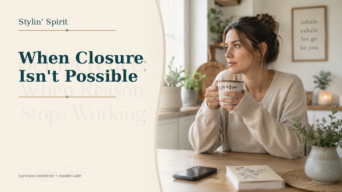 Stylin’ Spirit hero image: When Closure Isn’t Possible: How to Find Peace Without Their Explanation