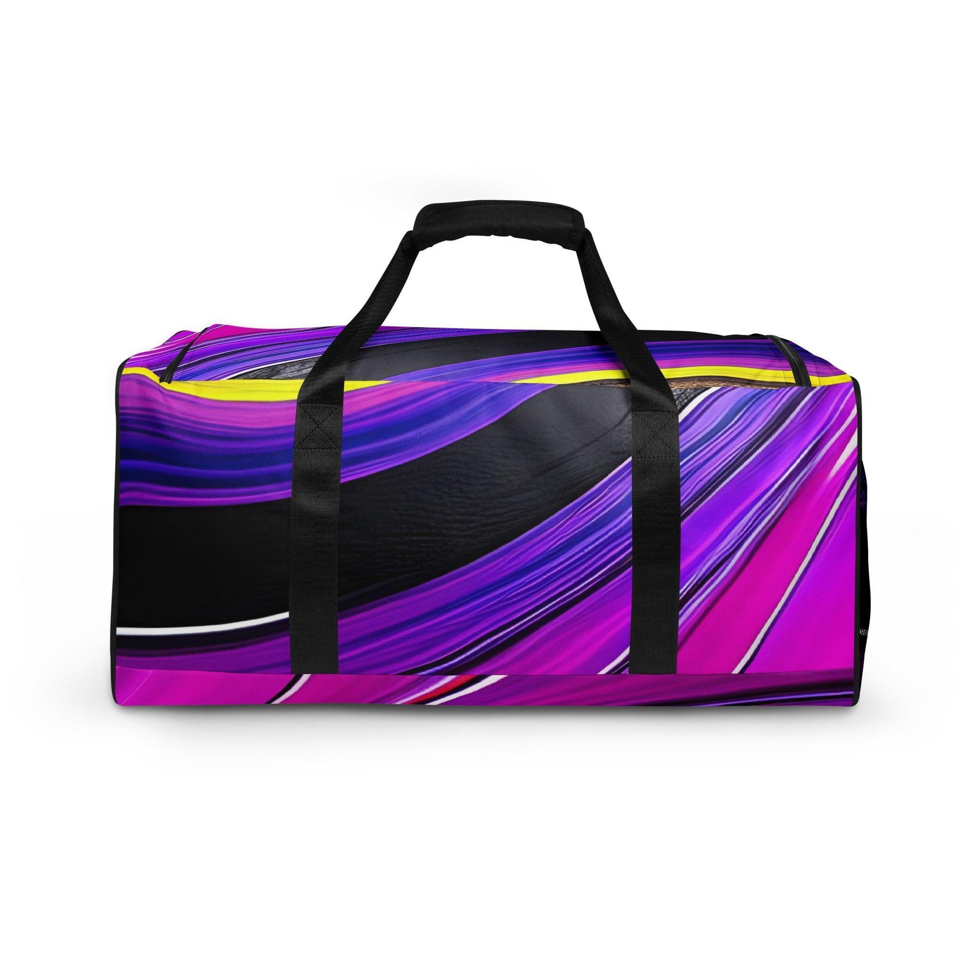 Duffle bag - Purple Paint Pour - Stylin Spirit