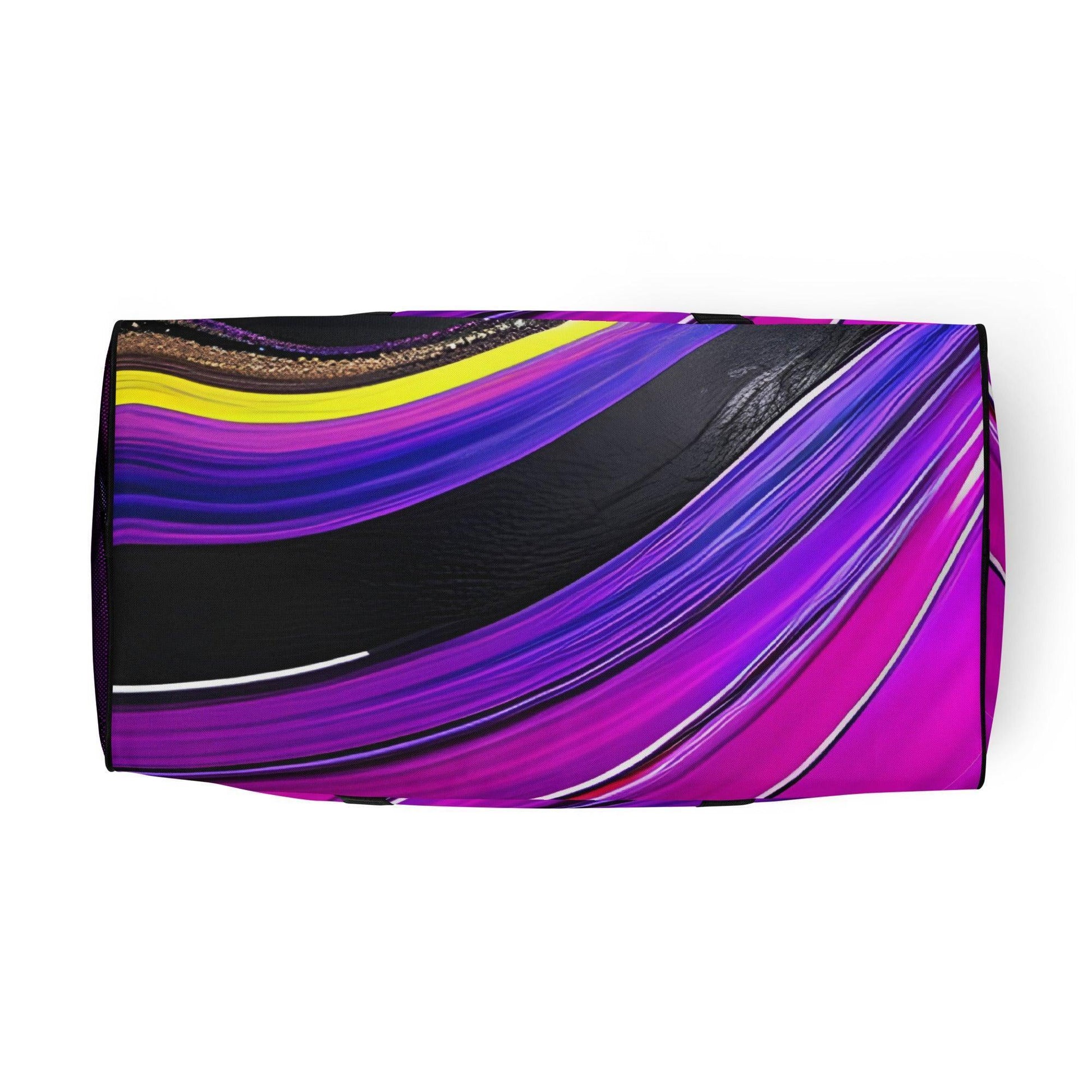 Duffle bag - Purple Paint Pour - Stylin Spirit