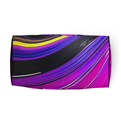 Duffle bag - Purple Paint Pour - Stylin Spirit