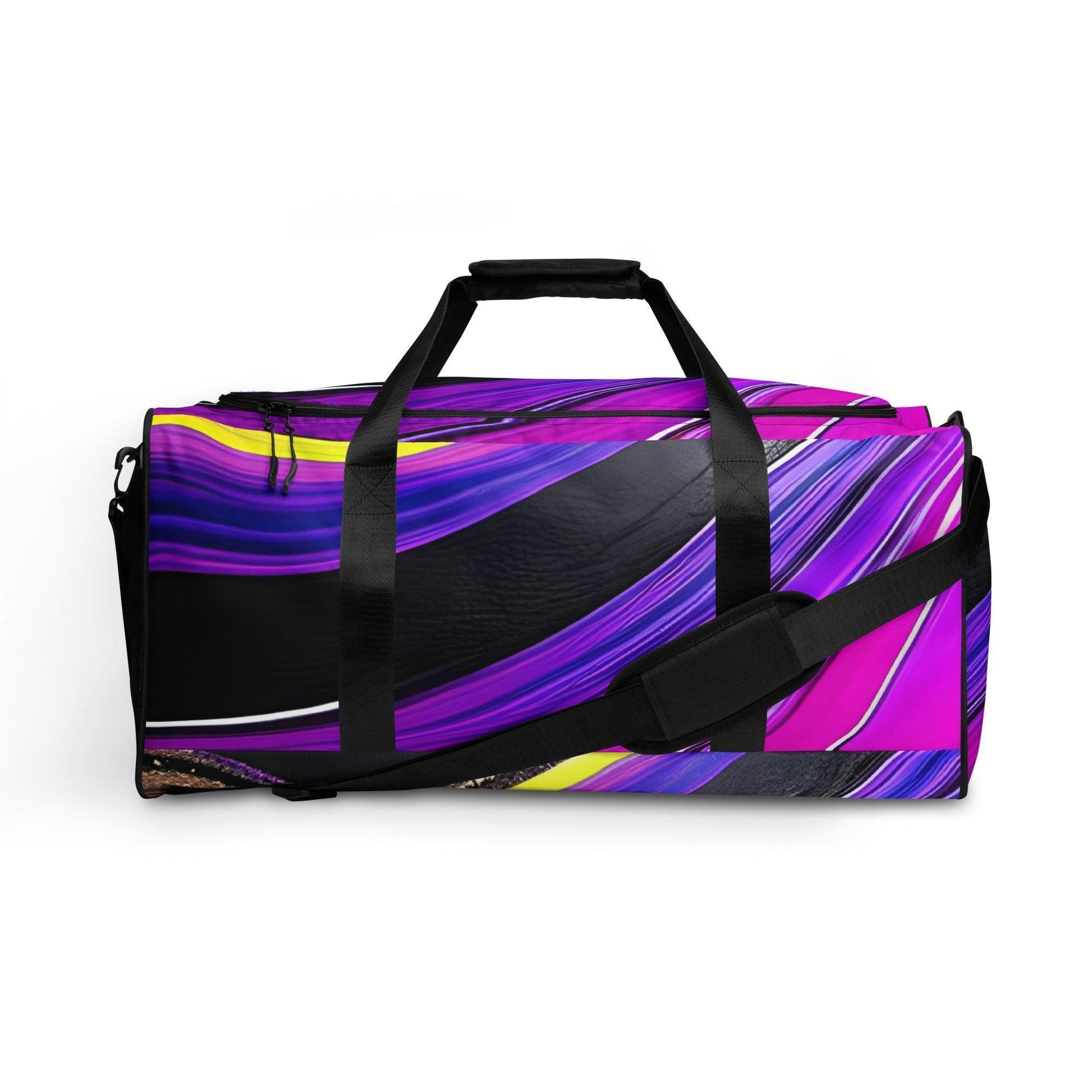 Duffle bag - Purple Paint Pour - Stylin Spirit