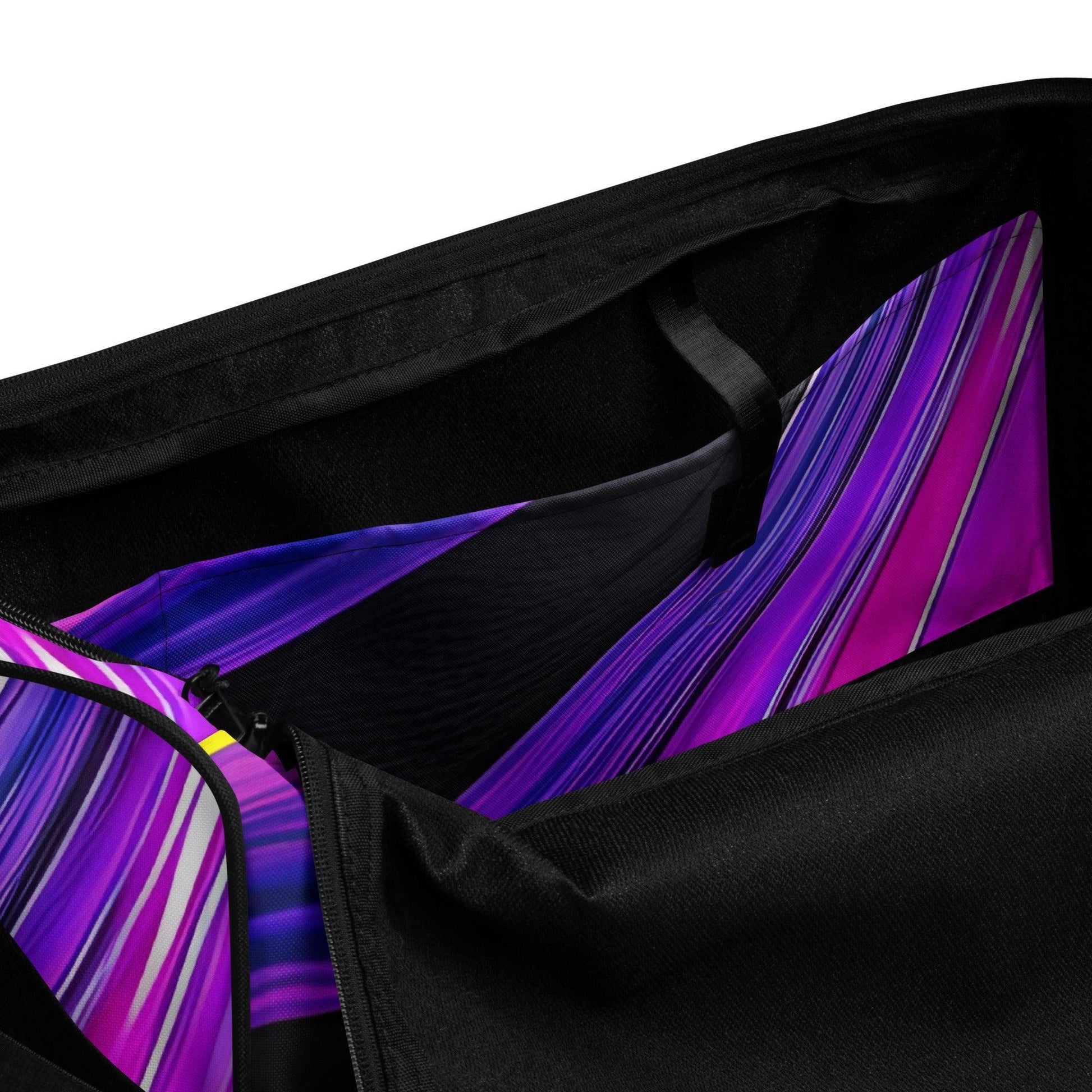 Duffle bag - Purple Paint Pour - Stylin Spirit