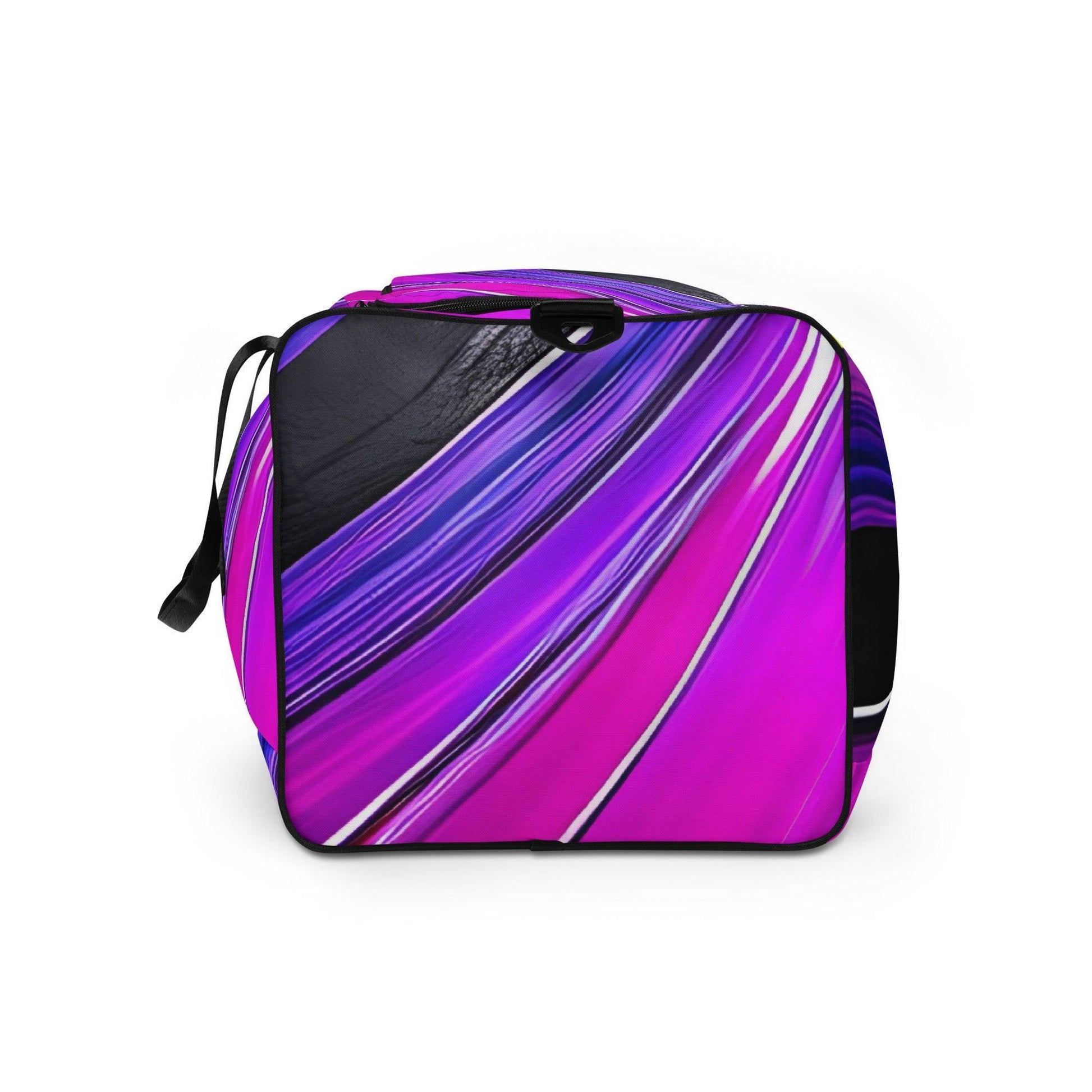 Duffle bag - Purple Paint Pour - Stylin Spirit
