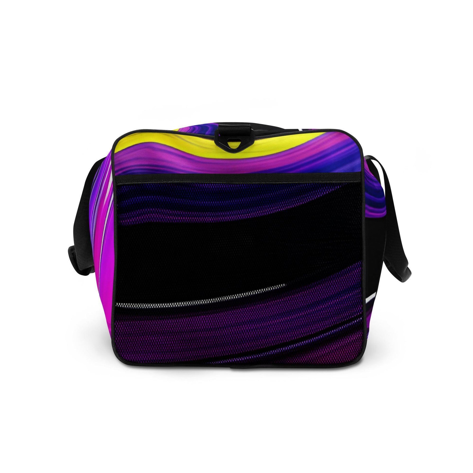 Duffle bag - Purple Paint Pour - Stylin Spirit