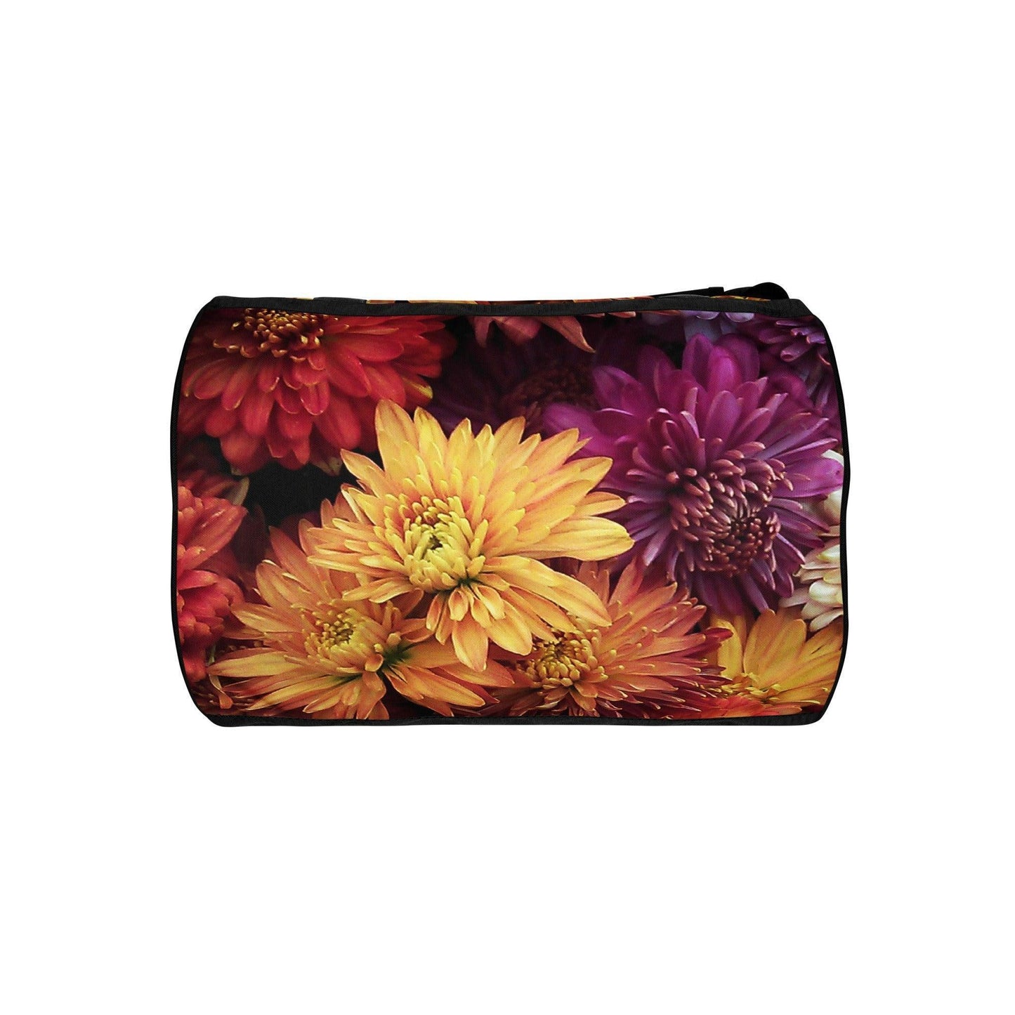All-over print gym bag - Fall Flowers - Stylin Spirit