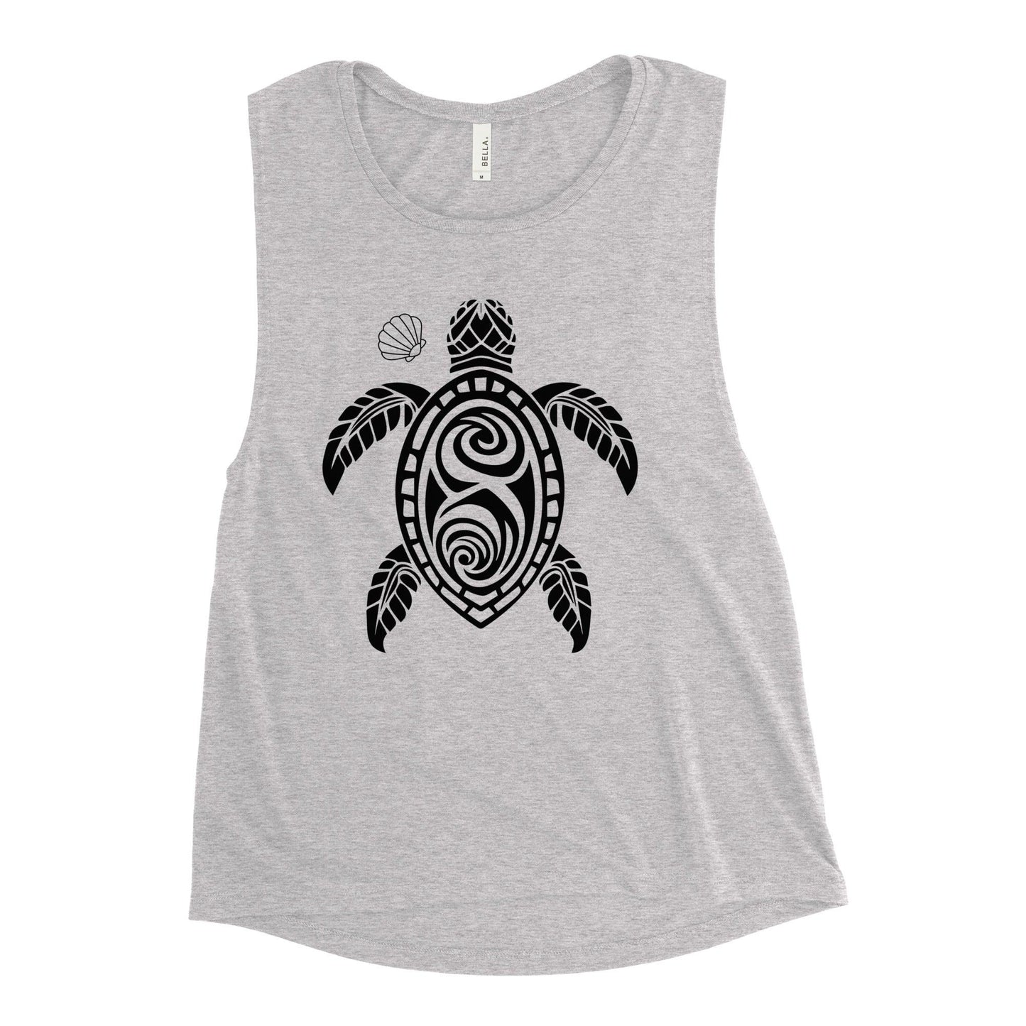Ladies’ Muscle Tank - Turtle - Stylin Spirit