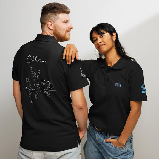 Premium pique polo shirt - Celebrations - Autism Awareness! - Stylin Spirit