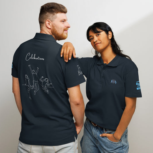 Premium pique polo shirt - Celebrations - Autism Awareness! - Stylin Spirit