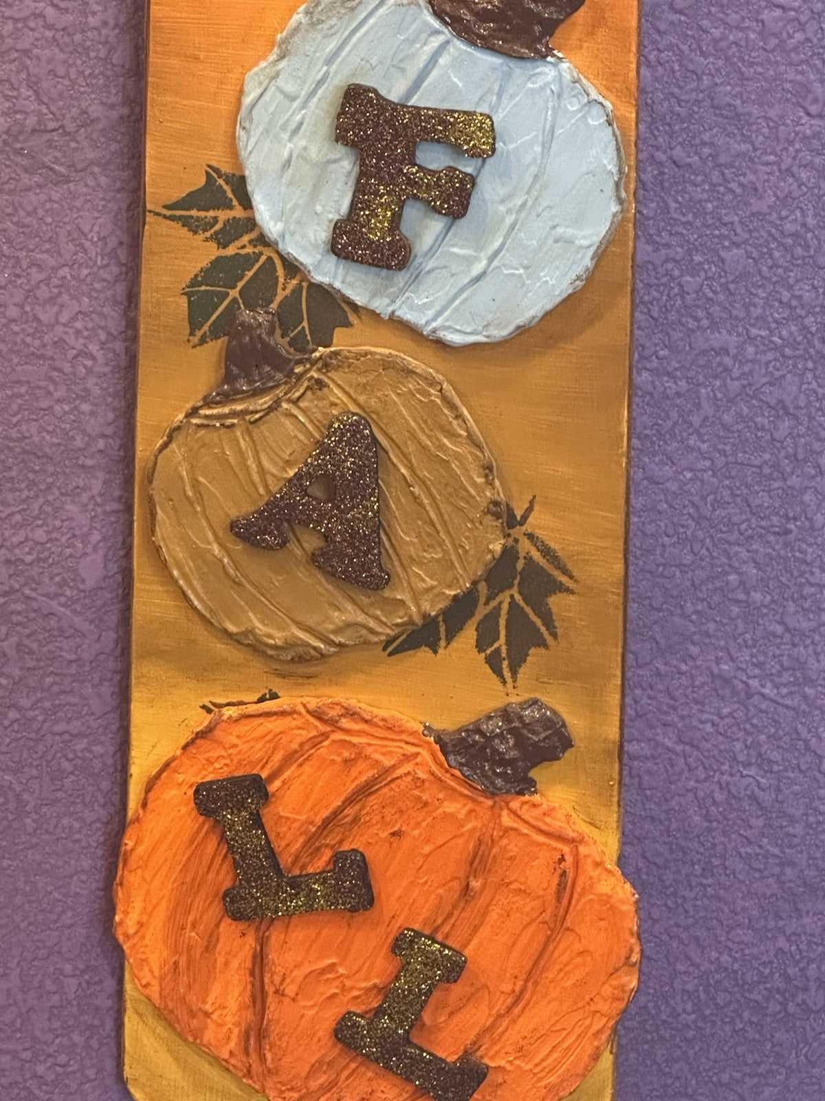 Fall Pumpkin Door Or Wall Hanging Art Thanksgiving