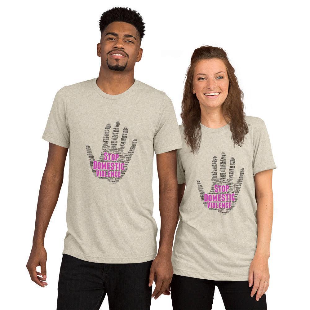Short sleeve t-shirt - Stop Domestic Violence - Stylin Spirit