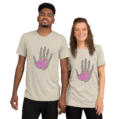 Short sleeve t-shirt - Stop Domestic Violence - Stylin Spirit