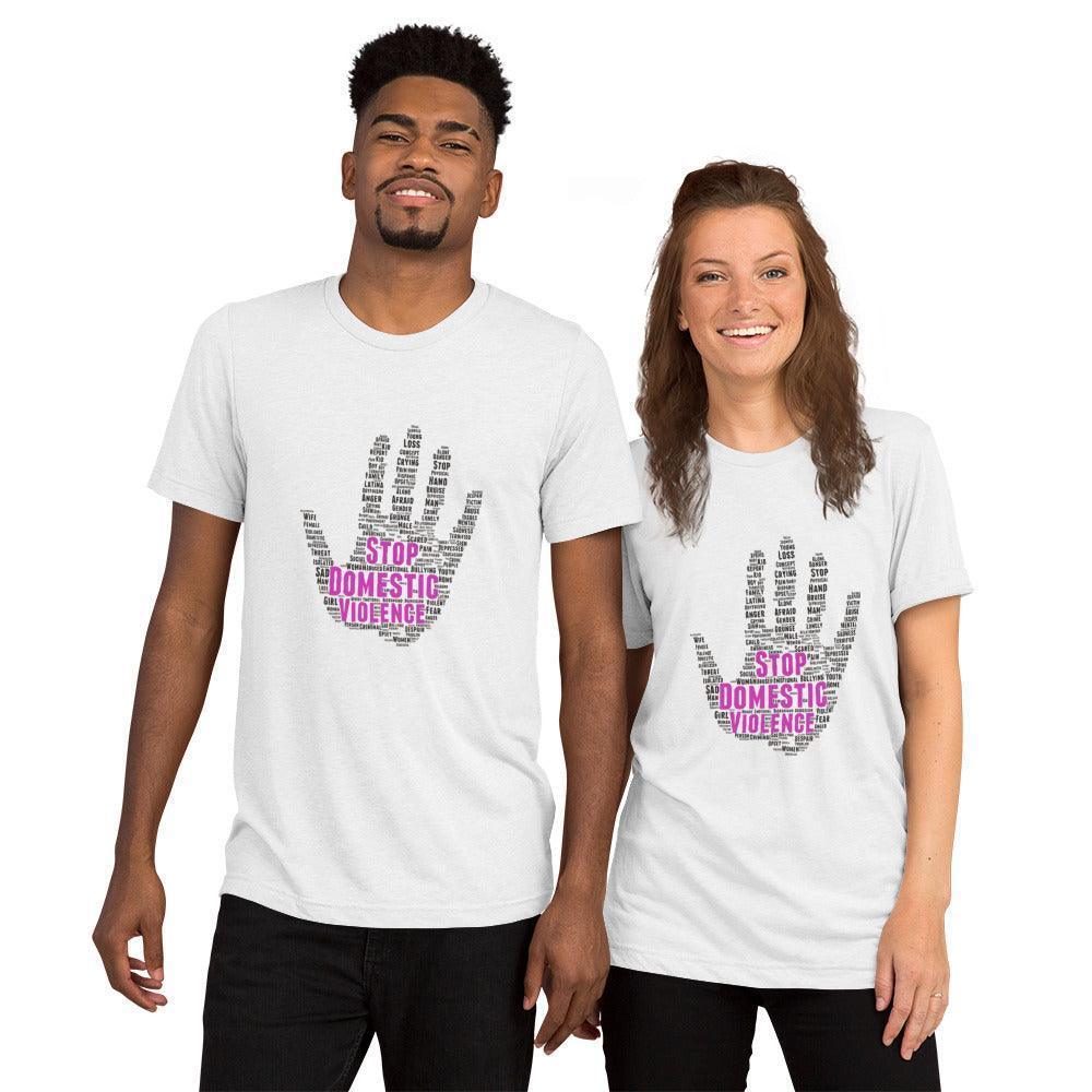 Short sleeve t-shirt - Stop Domestic Violence - Stylin Spirit