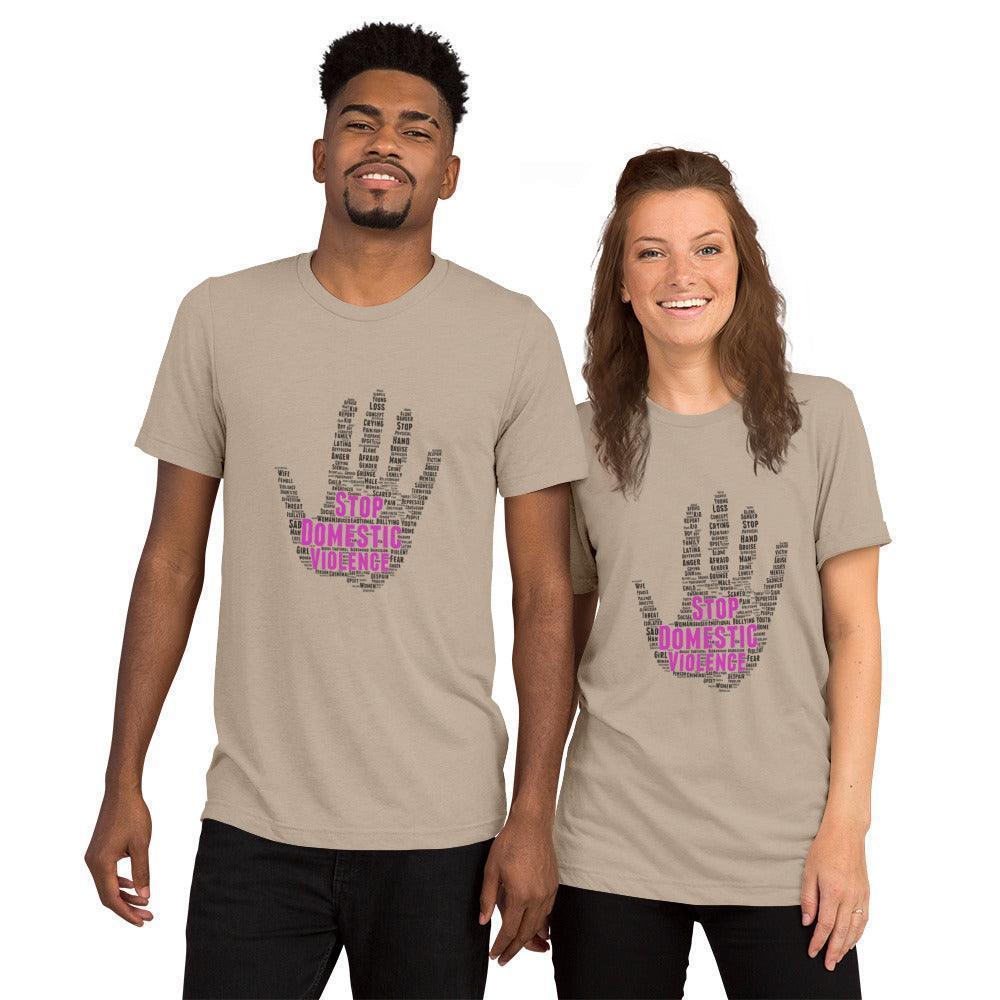 Short sleeve t-shirt - Stop Domestic Violence - Stylin Spirit