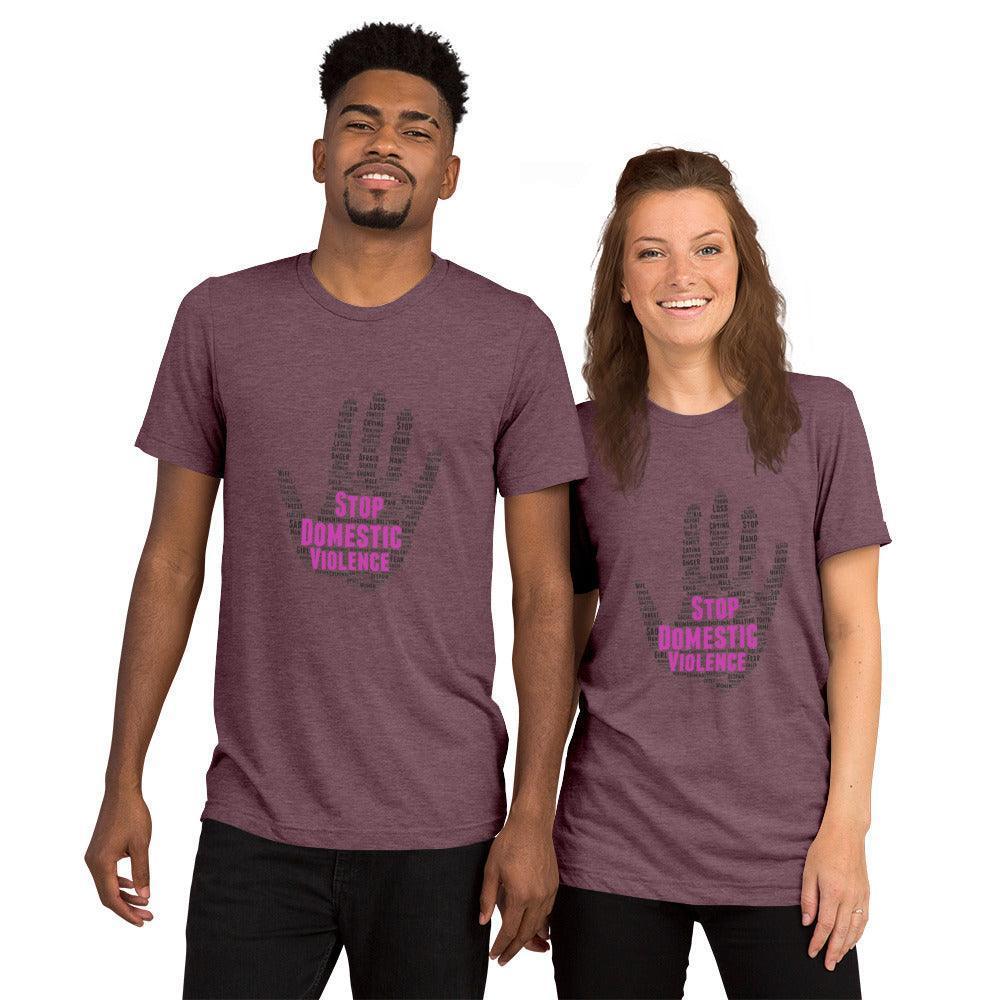 Short sleeve t-shirt - Stop Domestic Violence - Stylin Spirit