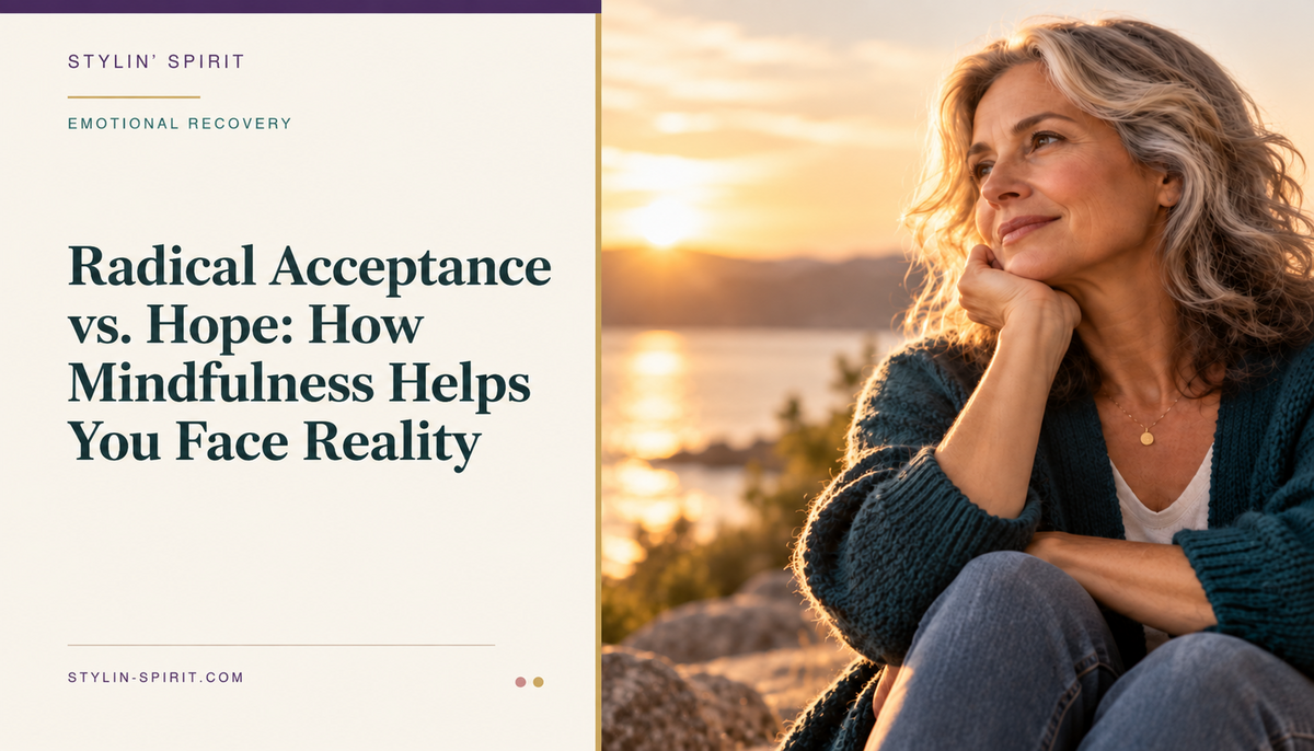 Stylin’ Spirit hero image for Radical Acceptance vs. Hope: How Mindfulness Helps You Face Reality.