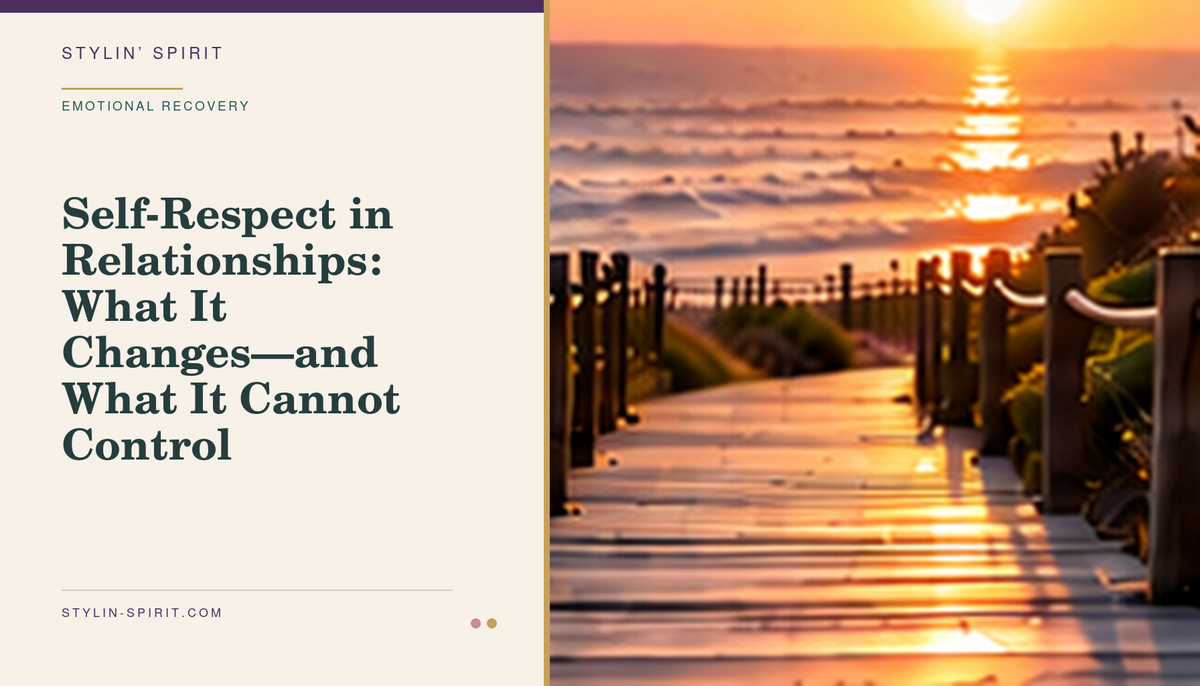 Stylin’ Spirit hero image for Self-Respect in Relationships: What It Changes—and What It Cannot Control.