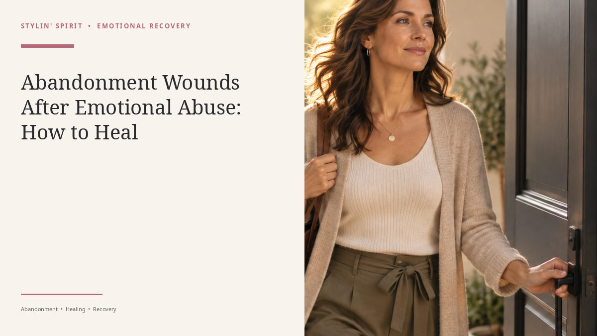 Stylin’ Spirit hero image for Abandonment Wounds After Emotional Abuse: How to Heal.