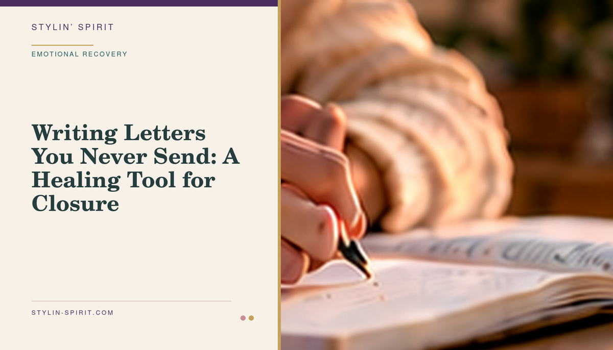 Stylin’ Spirit hero image for Writing Letters You Never Send: A Healing Tool for Closure.