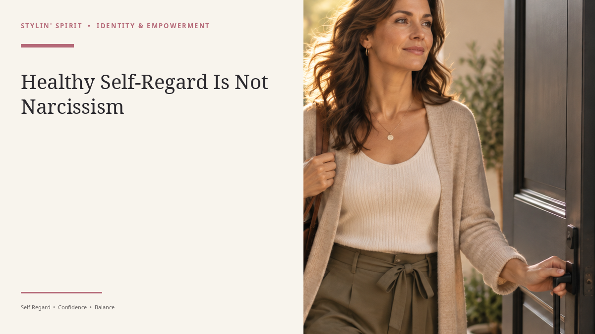 Stylin’ Spirit hero image for Healthy Self-Regard Is Not Narcissism.