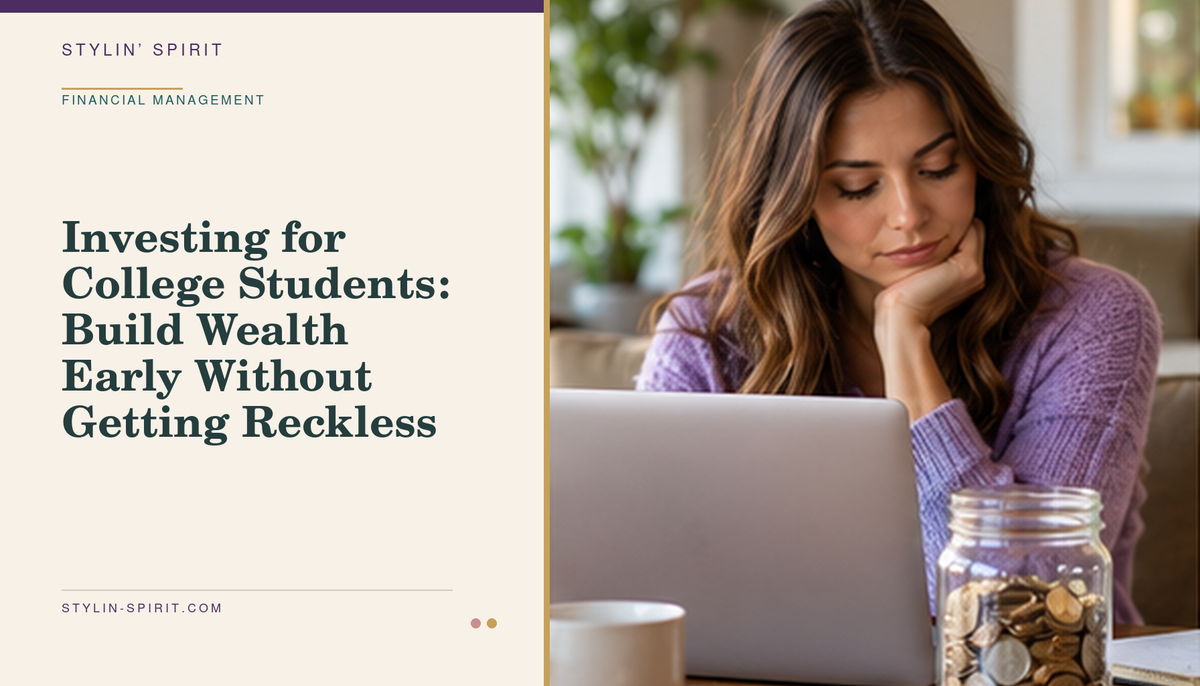 Stylin’ Spirit hero image for Investing for College Students: Build Wealth Early Without Getting Reckless.