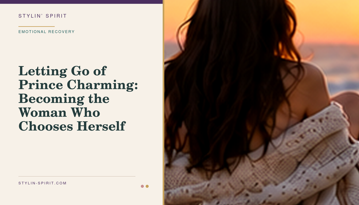 Stylin’ Spirit hero image for Letting Go of Prince Charming: Becoming the Woman Who Chooses Herself.