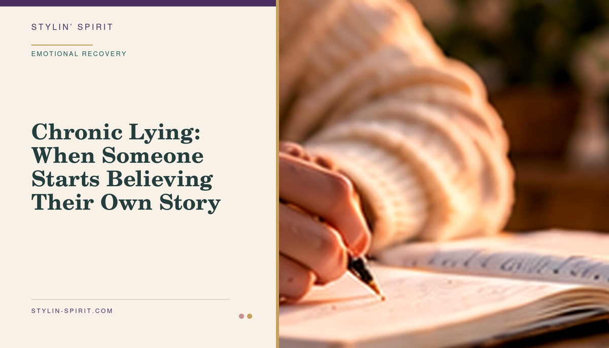 Stylin’ Spirit hero image for Chronic Lying: When Someone Starts Believing Their Own Story.