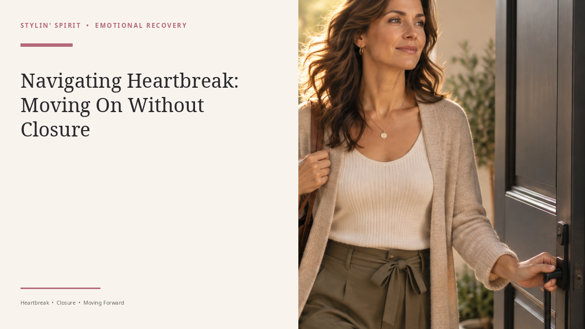 Stylin’ Spirit hero image for Navigating Heartbreak: Moving On Without Closure.