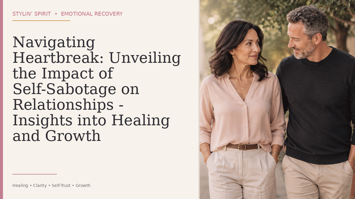 Stylin' Spirit hero image: Navigating Heartbreak: Unveiling the Impact of Self-Sabotage on Relationships - Insights into Healing and Growth