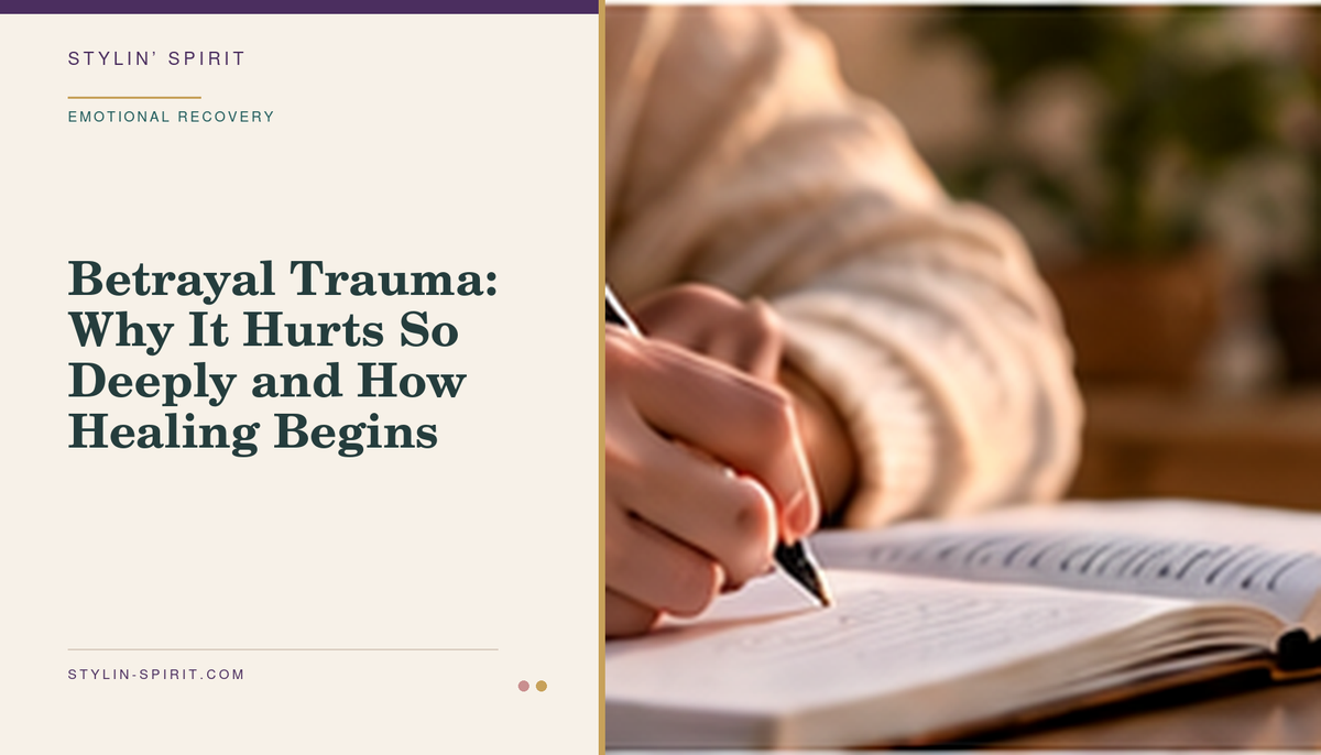 Stylin’ Spirit hero image for Betrayal Trauma: Why It Hurts So Deeply and How Healing Begins.