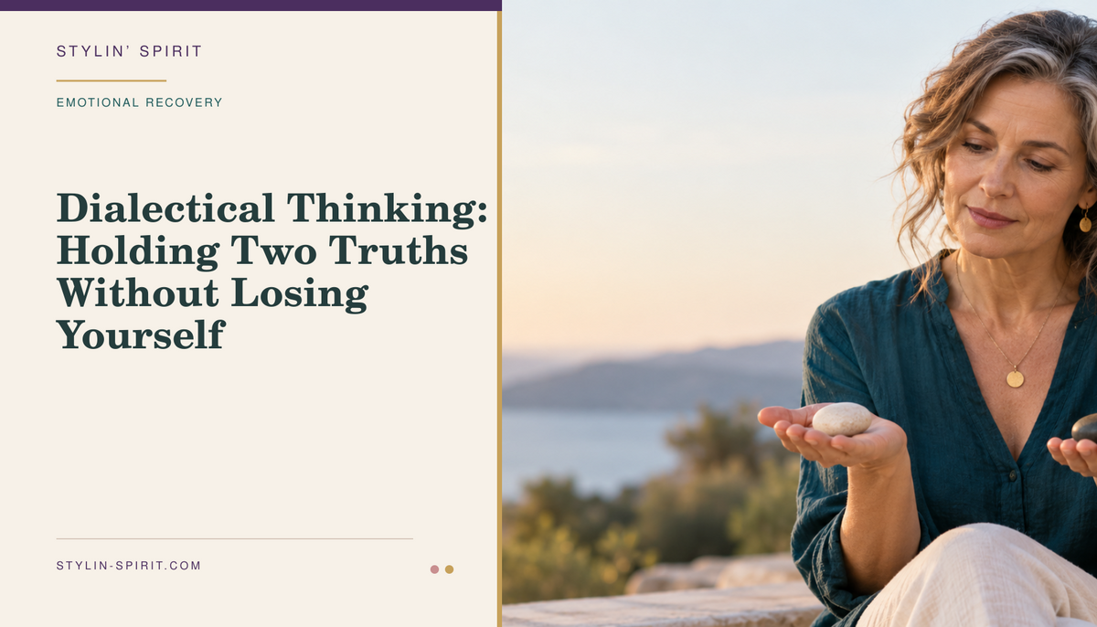 Stylin’ Spirit hero image for Dialectical Thinking: Holding Two Truths Without Losing Yourself.