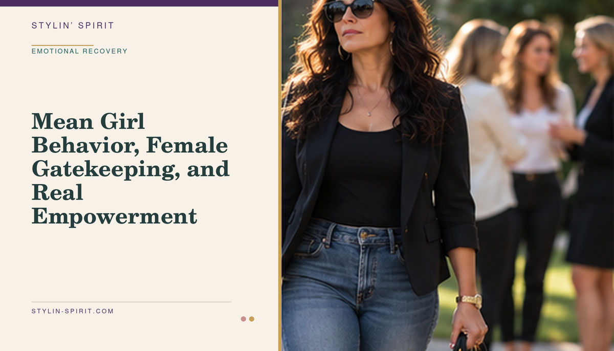 Stylin’ Spirit hero image for Mean Girl Behavior, Female Gatekeeping, and Real Empowerment.