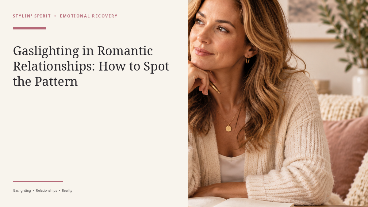 Stylin’ Spirit hero image for Gaslighting in Romantic Relationships: How to Spot the Pattern.